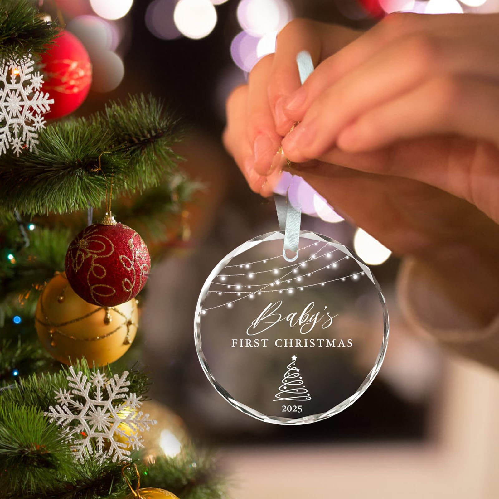 Amazon｜Baby First Christmas オーナメント 2024、My First Christmas